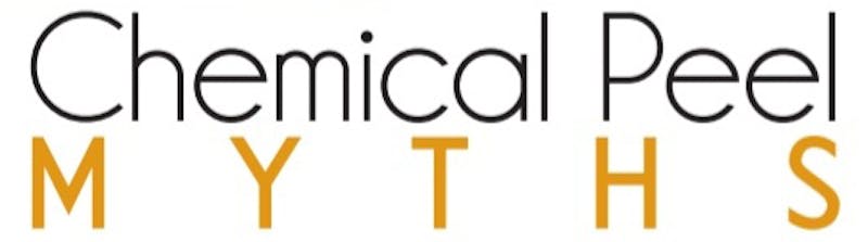 Chemical Peels myths graphic