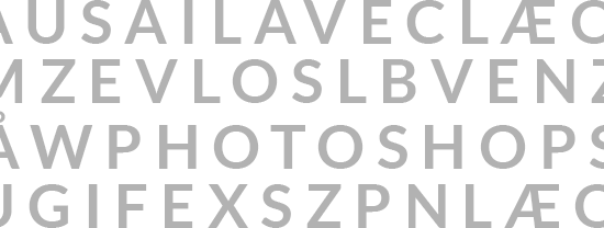 en Photoshop gif, hvor teksten bliver fremhævet og der står "lav en Photoshop gif"