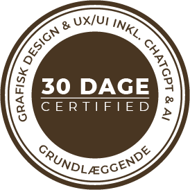 Grafisk Design og UX/UI Inkl. ChatGPT & AI kursus logo