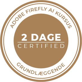 Adobe Firefly kursus badge