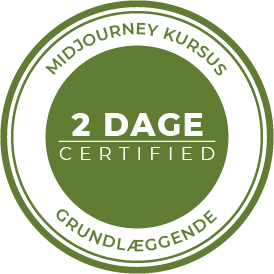 Midjourney kursus logo