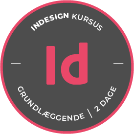 InDesign kursus badge