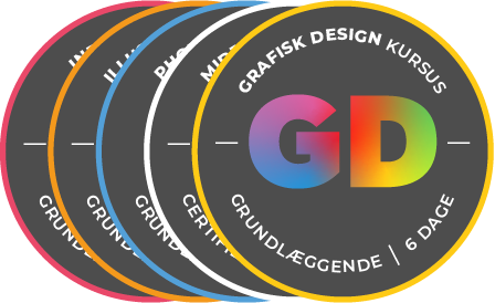 Grafisk design Grundlæggende kursus logo