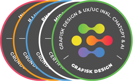 Grafisk Design og UX/UI Inkl. ChatGPT & AI kursus - Grafisk Design badge