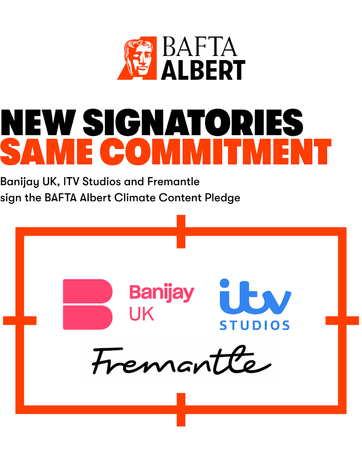 Banijay UK, Fremantle and ITV Studios sign BAFTA Albert’s Climate ...