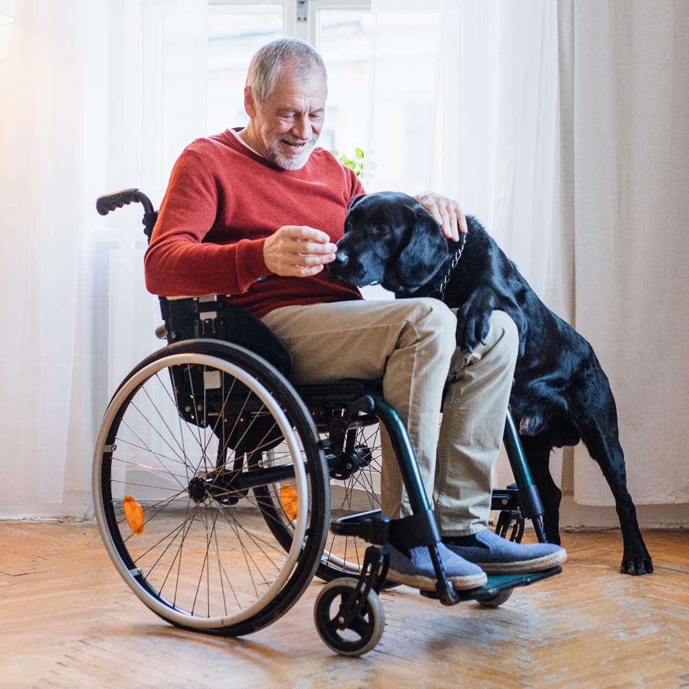 rolstoel in huis gebruiken