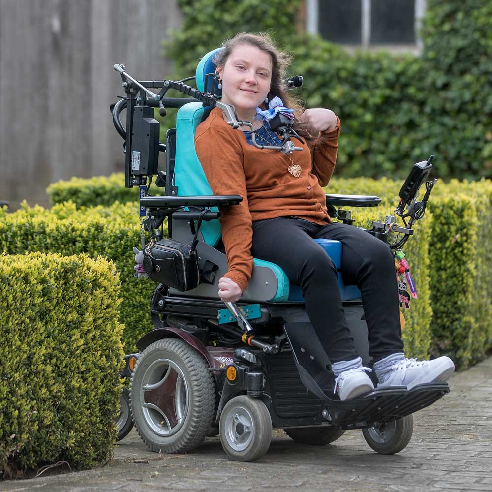 rolstoel voorzien van spitstechnologie