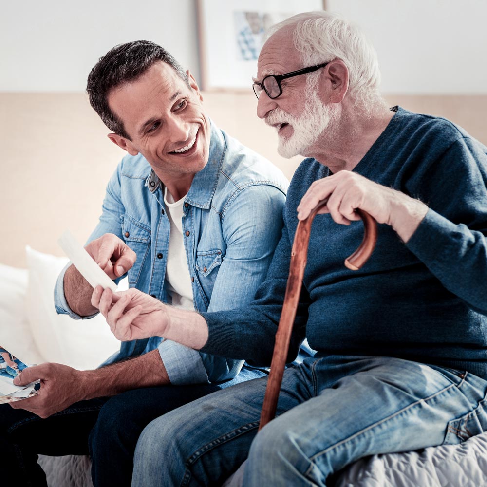 rechtstaan met je wandelstok