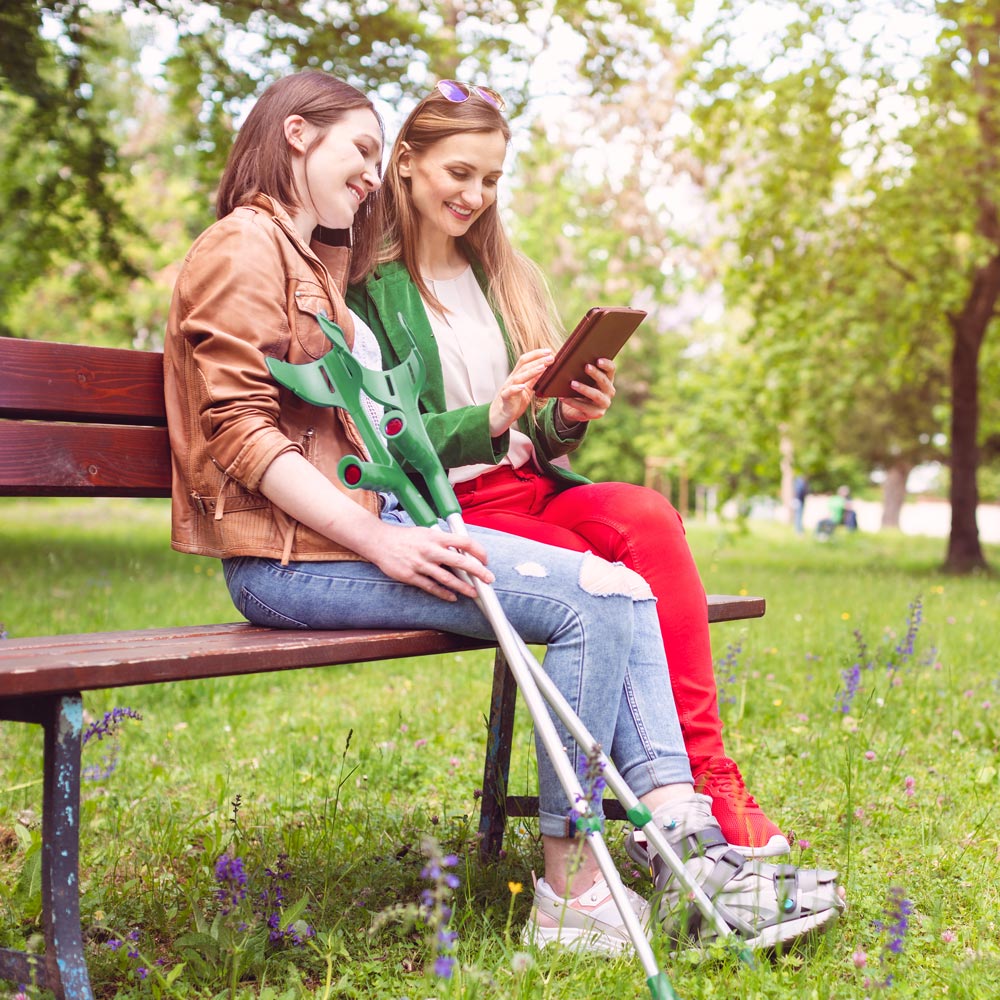 uitlenen van krukken bij CM