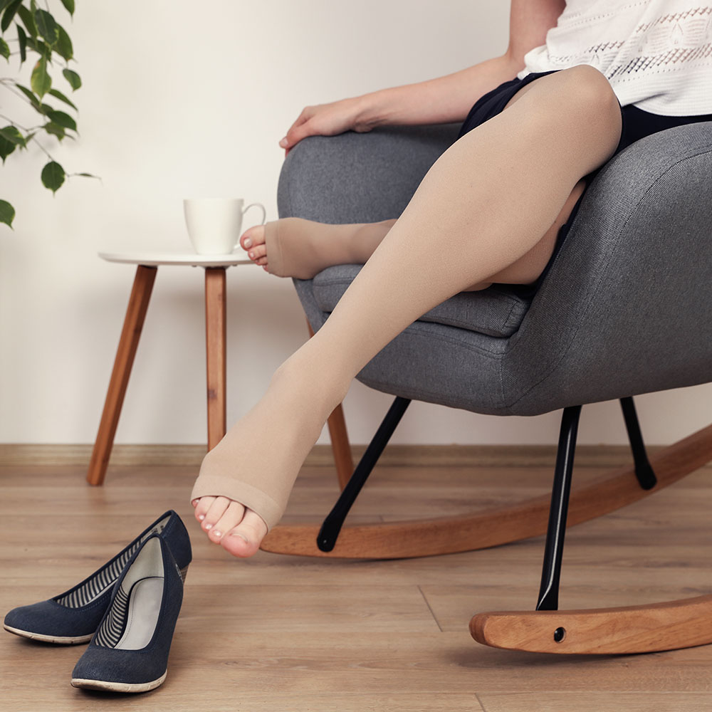 compressiekousen bij spataderen