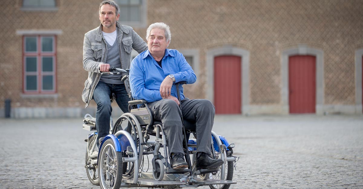 rolstoelfiets VeloPlus 2