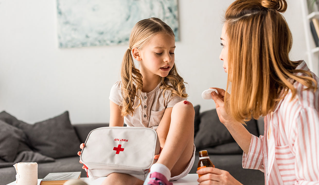 schaaf- en snijwonden korstje korstvorming