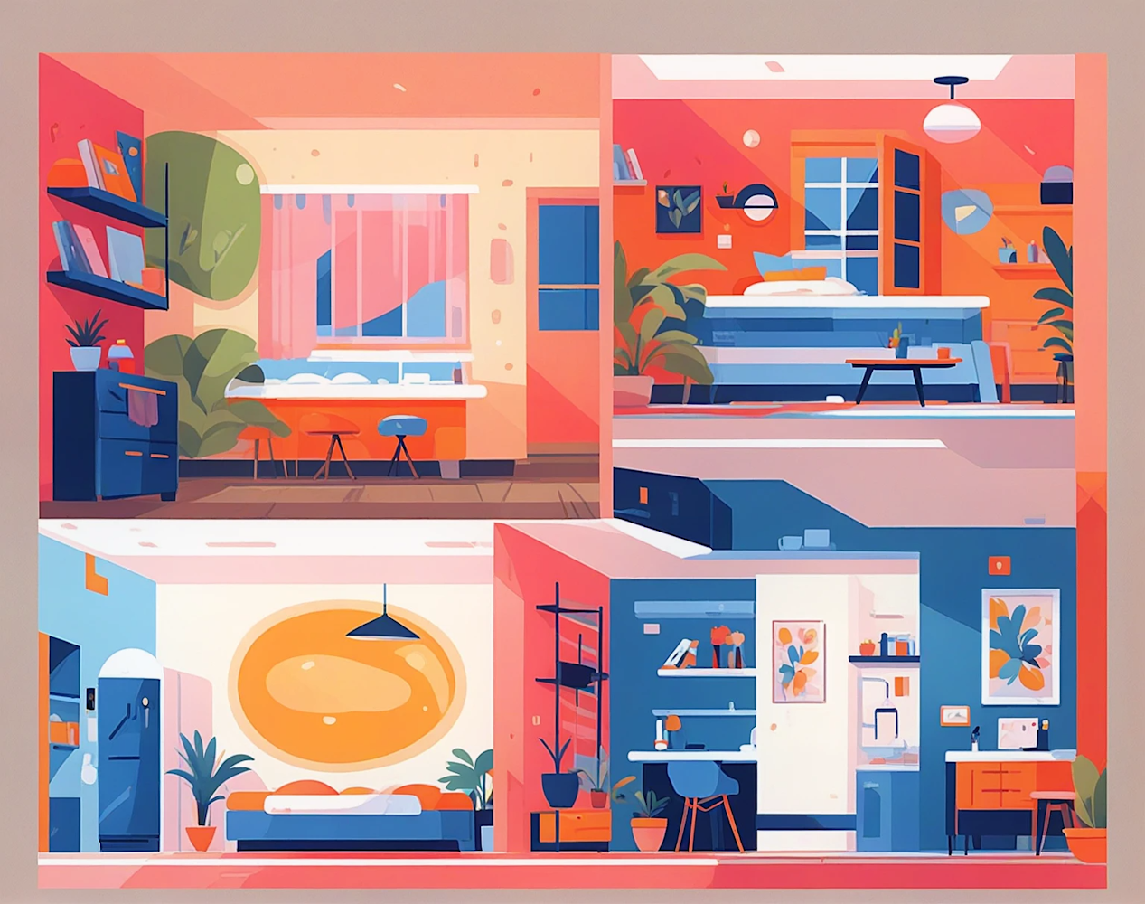 smart iot home room