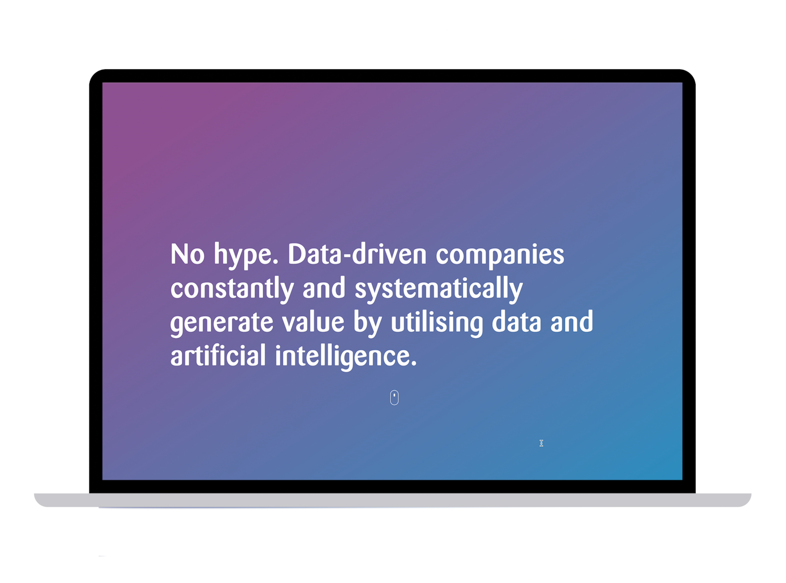 Datadriven screen