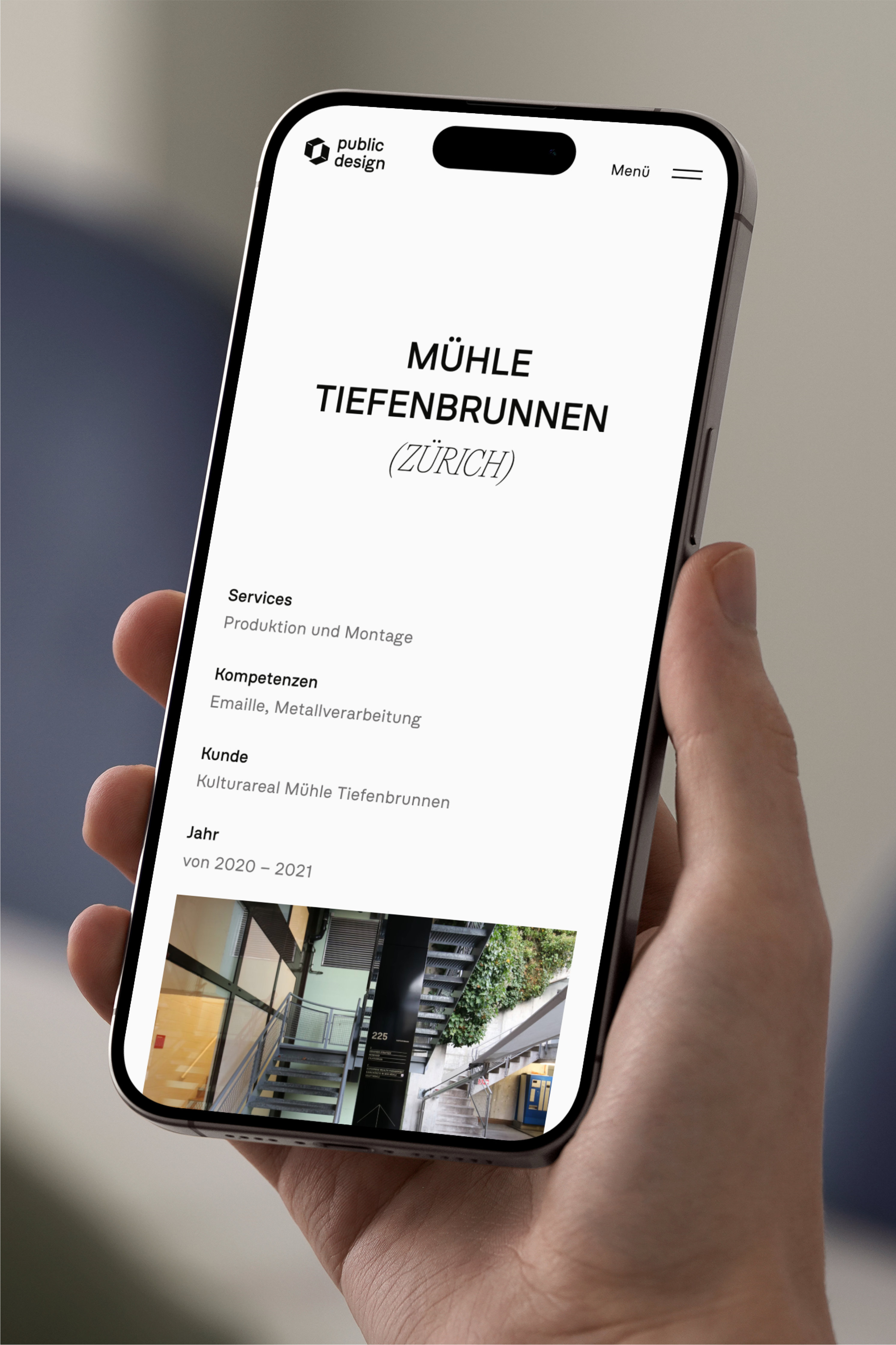 Work Projekt auf einem Bildschirm