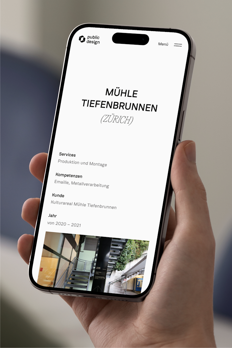 Work Projekt auf einem Bildschirm
