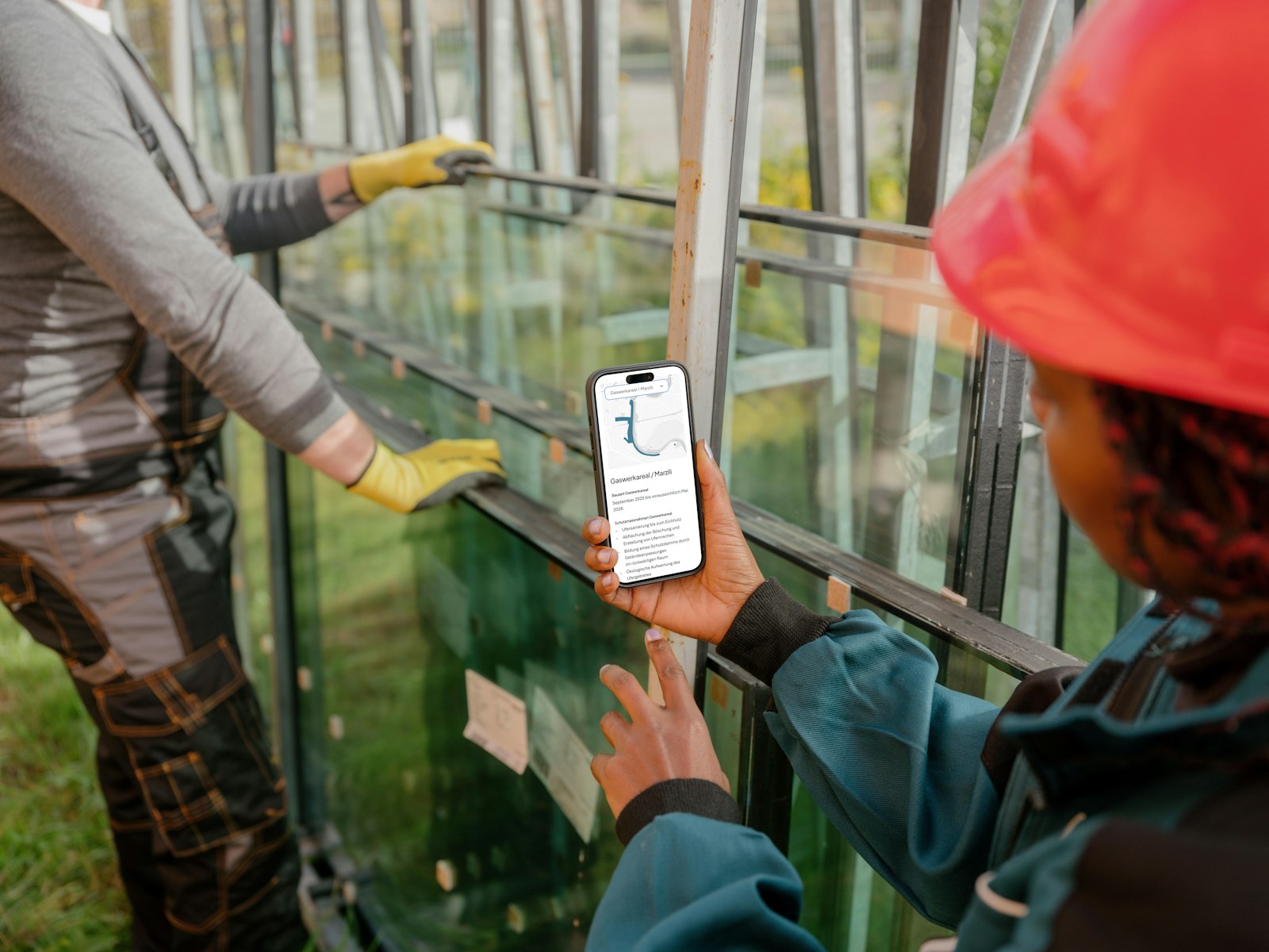 Mockuuups app shown on a smartphone