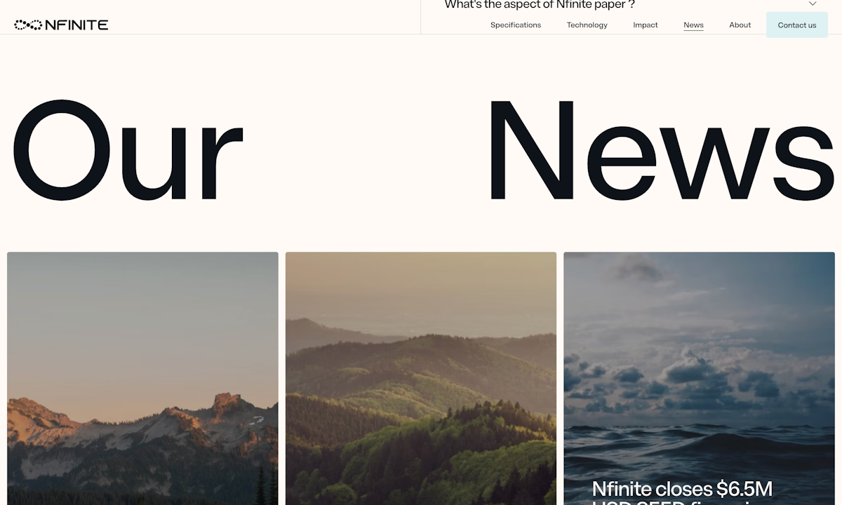 Nfinitepaper Natur