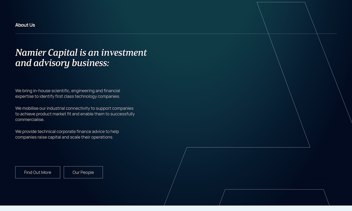 Namiercapital advertisement