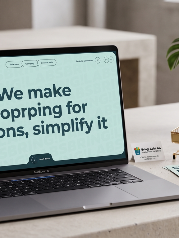 Bring! Labs Website Mockup