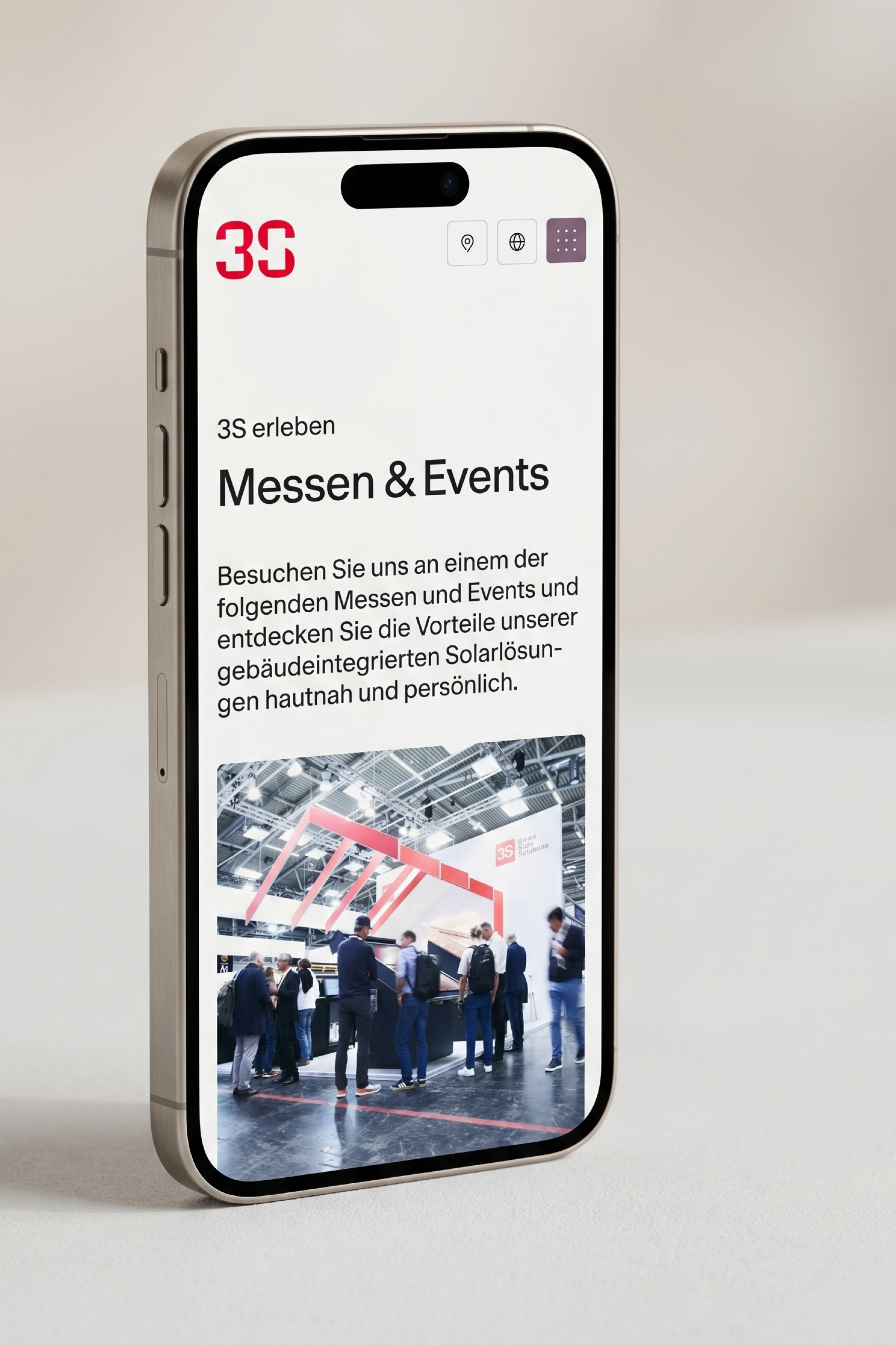 3s Projekt auf einem Bildschirm