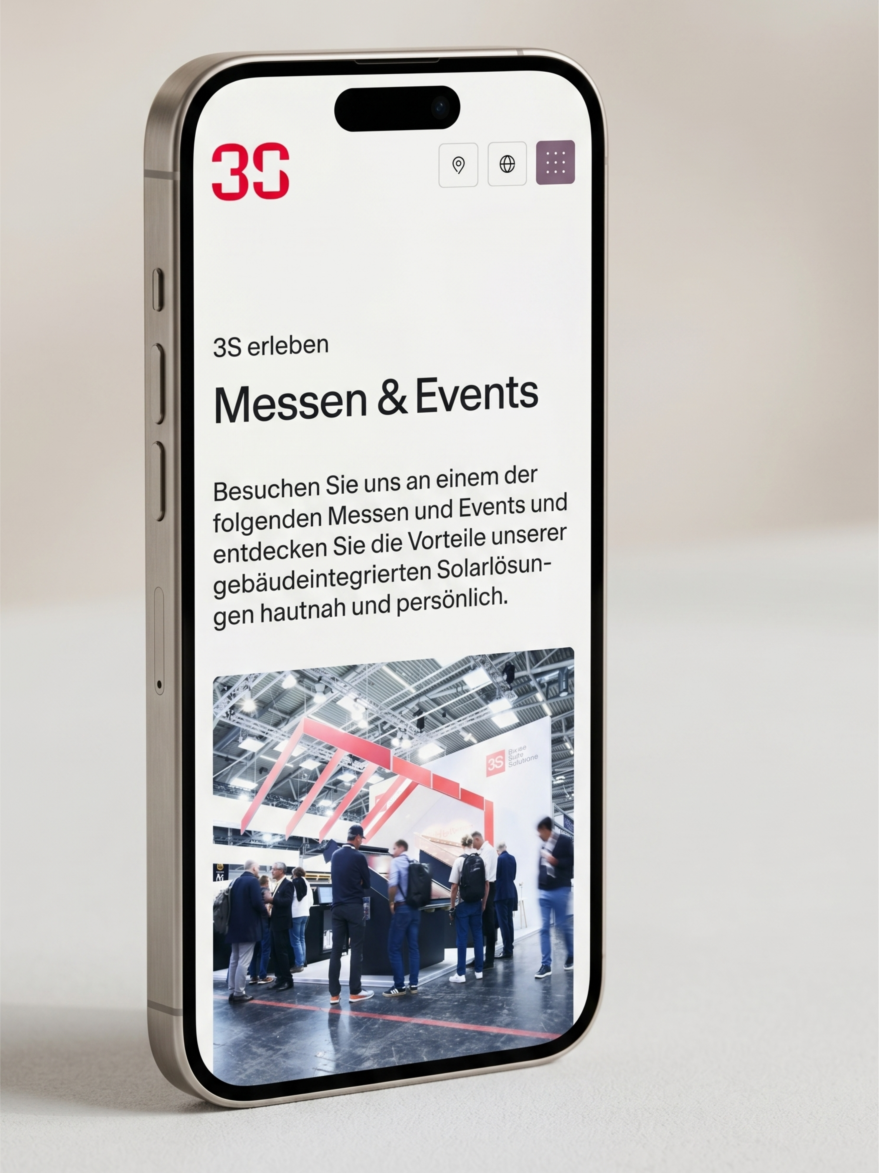3s Projekt auf einem Bildschirm