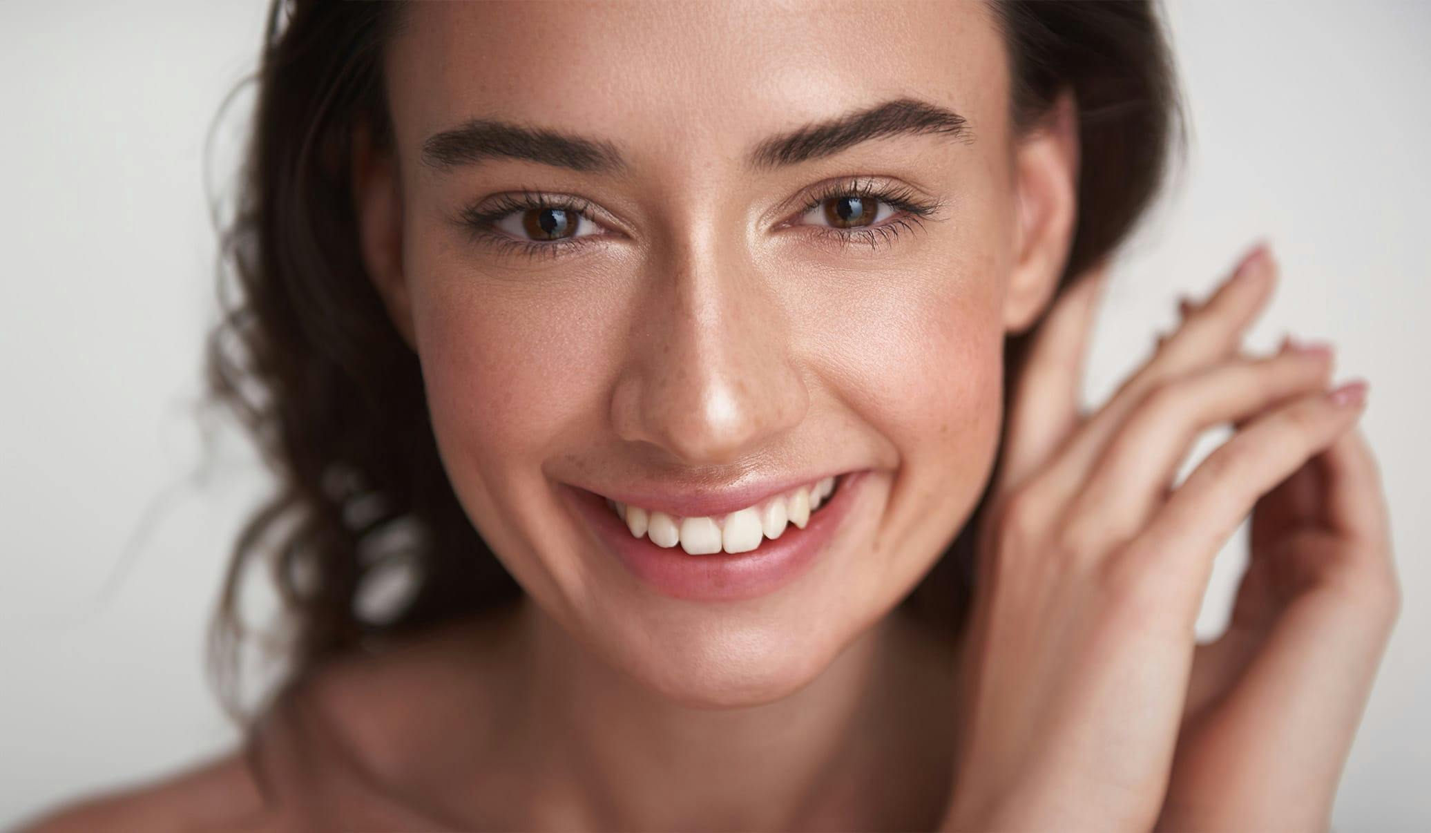 woman smiling