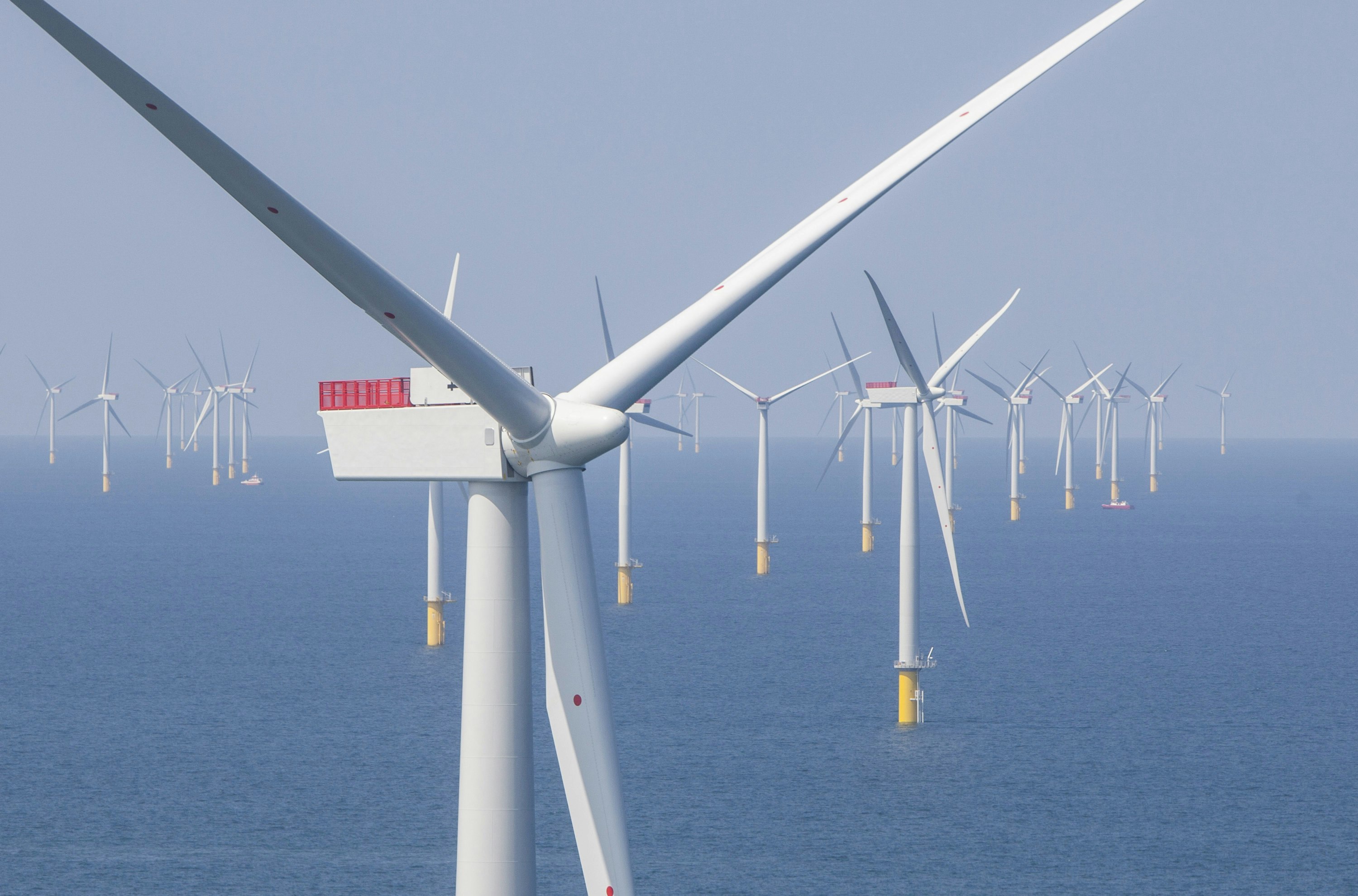Offshore wind farm and sea