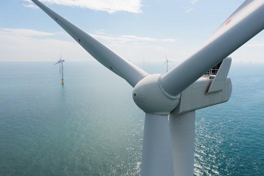 Offshore wind turbine at Rampion wind farm