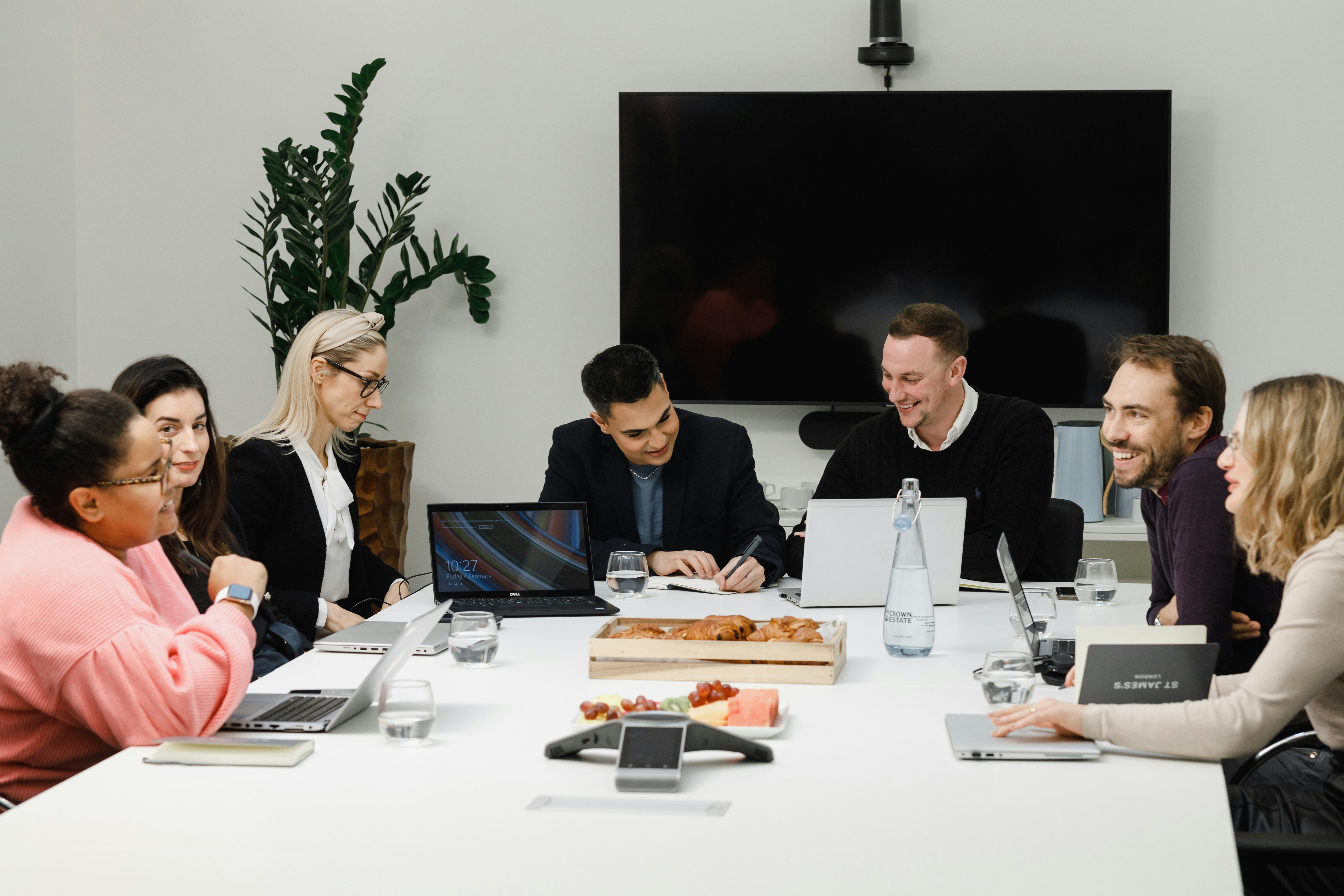 People in a business meeting