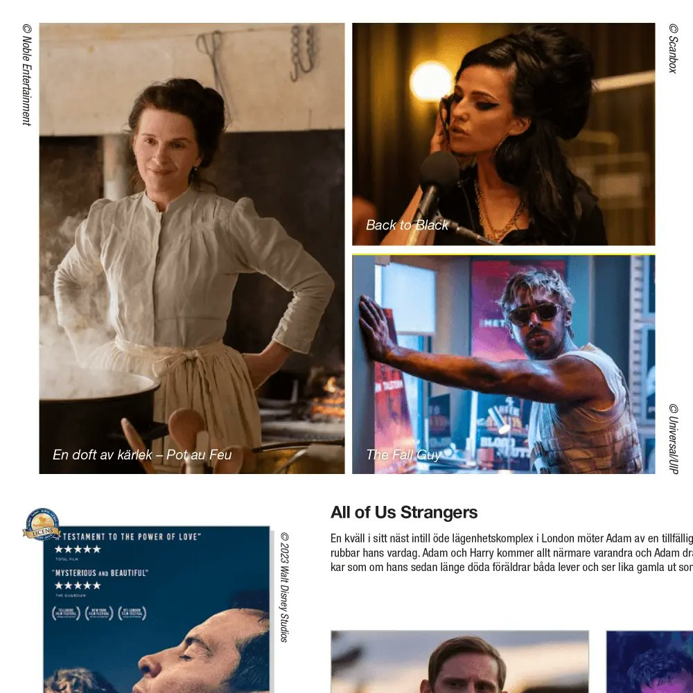 Photo of people from different movies