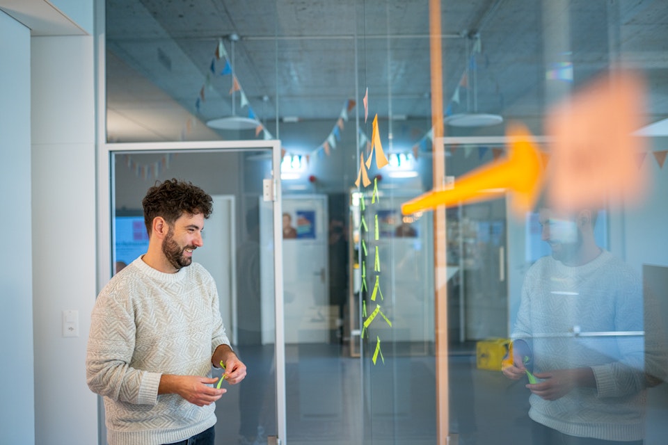 Robert bei einem Workshop