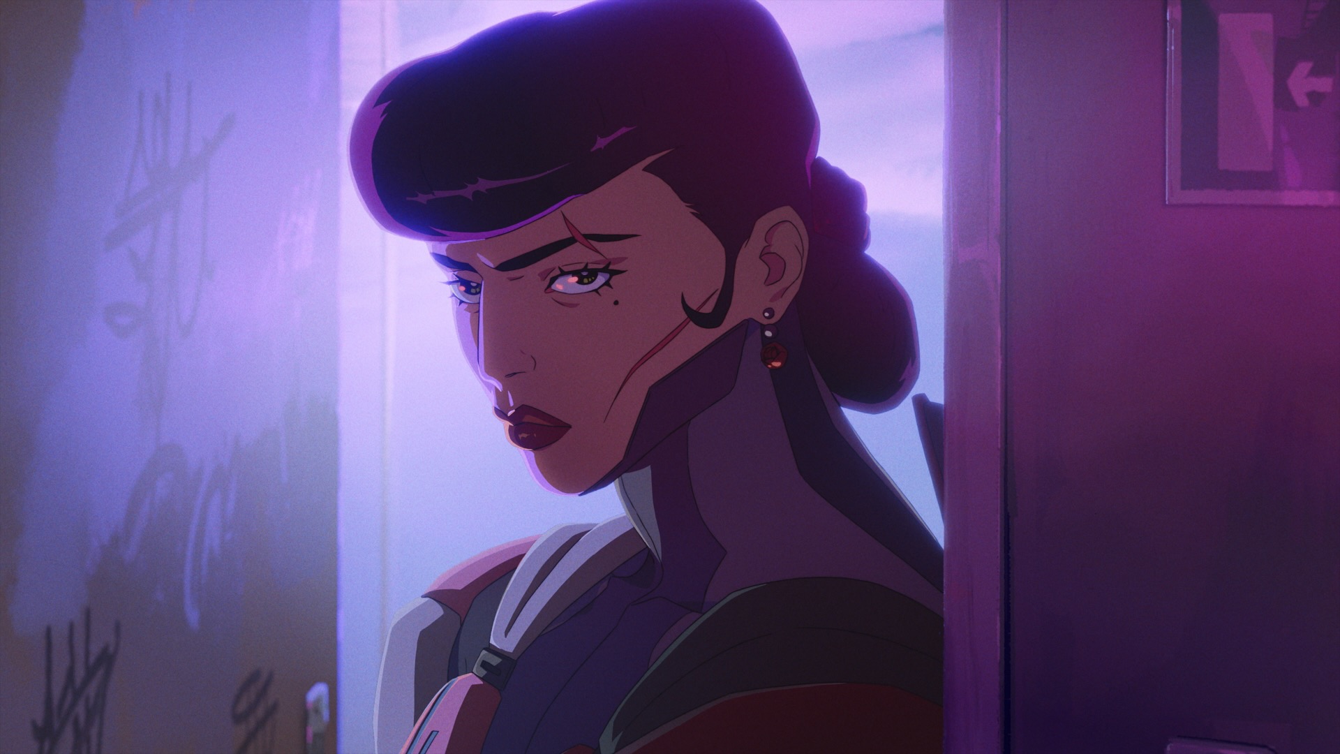 Anime storyboard mood frame