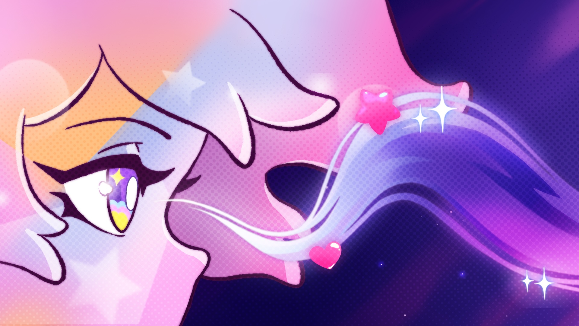 Vertical anime mood frame