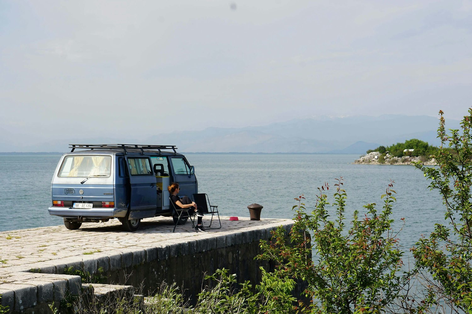 VW T3 campervan from Balkan Campers at Montenegro coast