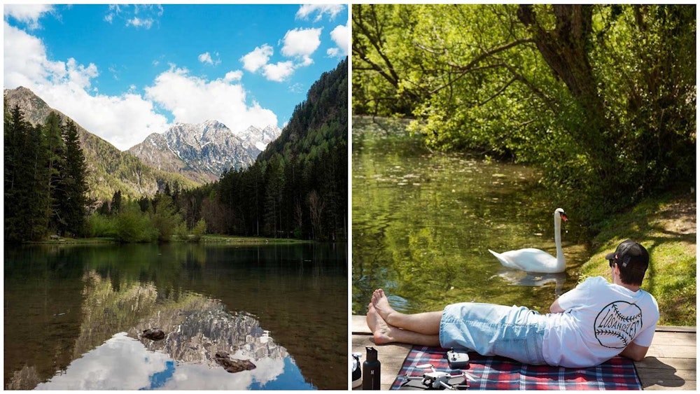 Road trip to Planšarsko Jezero in Zgornje Jezersko, Slovenia