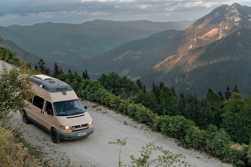 VW T4 Campervan with 4WD and high roof top from Balkan Campers in Logar Valley, Slovenia