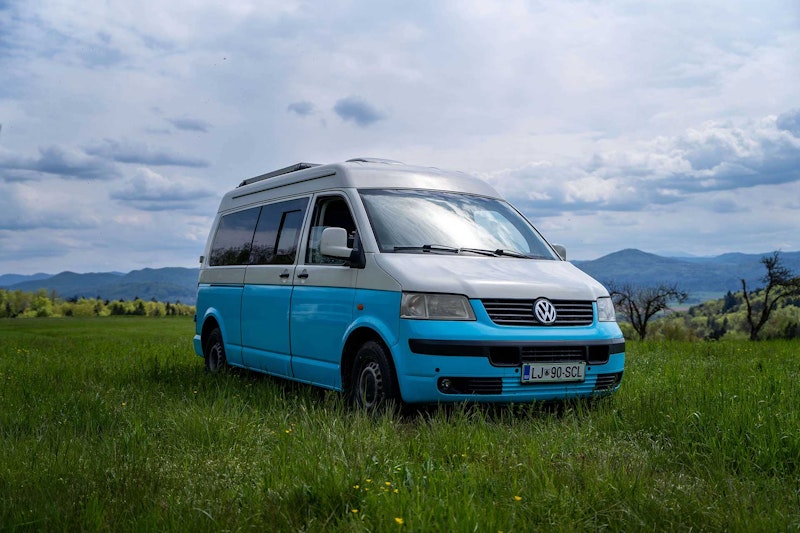 VW T5 Campervan with hard roof top from Balkan Campers in Ljubljana, Slovenia