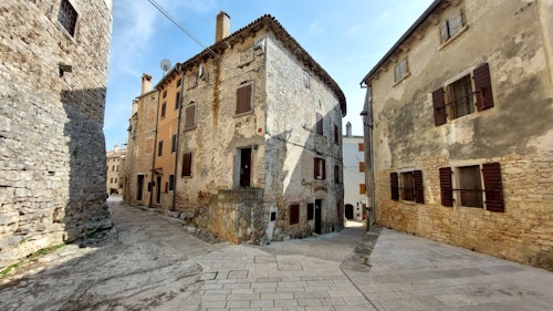 Town of Premantura, found on a road trip from Slovenia to Croatia with Balkan Campers