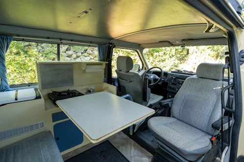 Kitchen box in VW T4 Camper van from Balkan Campers in Labin, Croatia