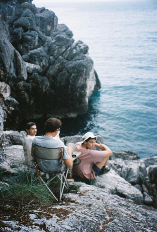 Balkan Campers customers free camping in Tivat Montenegro