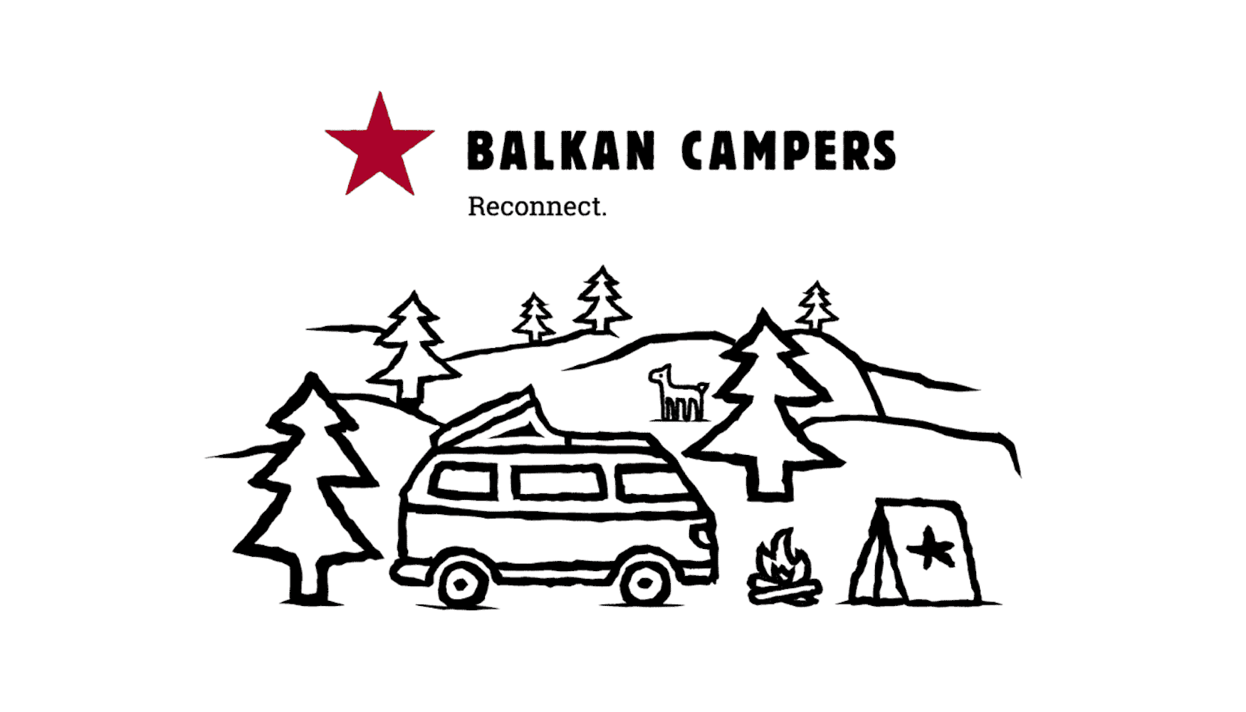 Balkan Campers reconnect illustration