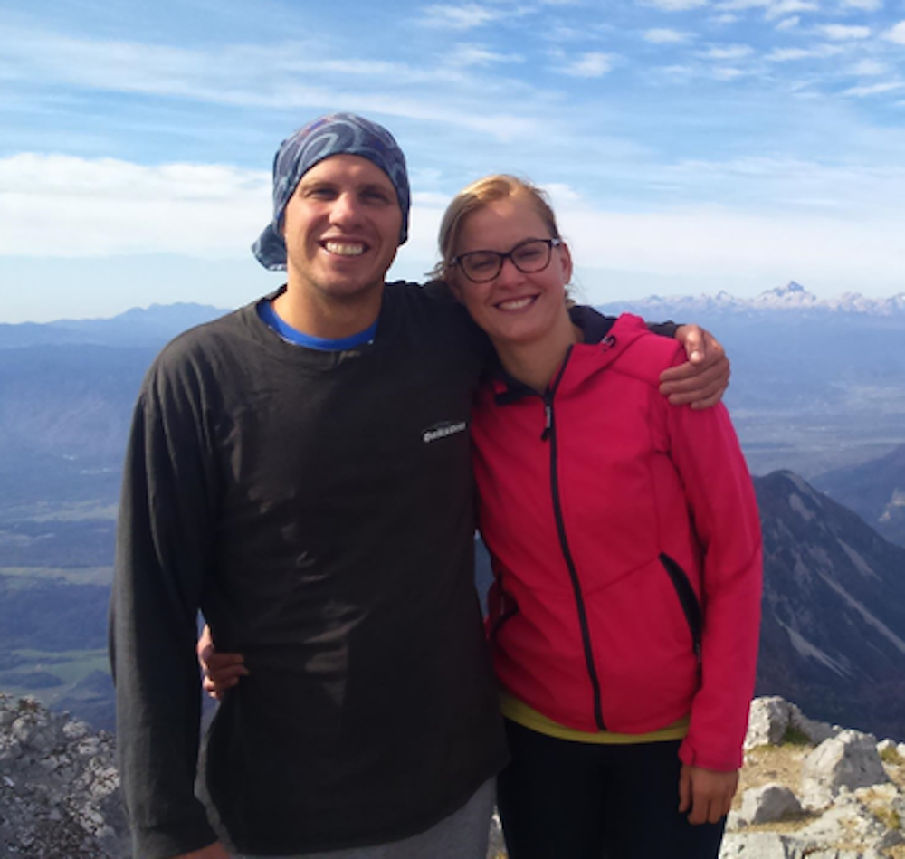 Balkan Campers customers hiking in Julian Alps