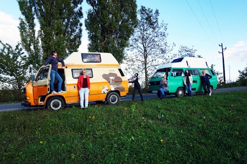 Balkan campers customers in Murska Sobota, Slovenia