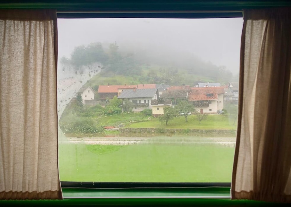 Balkan Campers customers in Soča valley, Slovenia