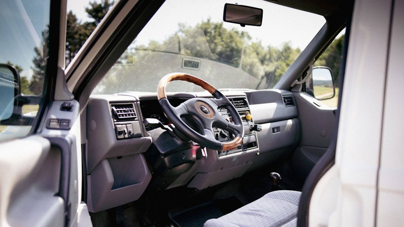 Dashboard of VW T4 Camper van Una