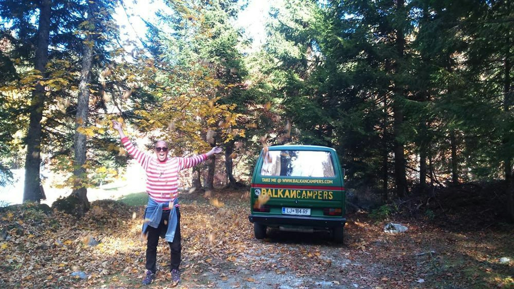 Balkan Campers customer with VW T3 Bus
