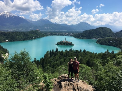 Best view of Lake Bled from Balkan Campers customers