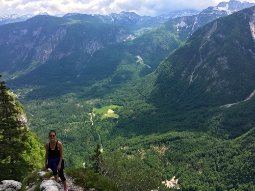 Balkan Campers customers hiking in Triglav National Park