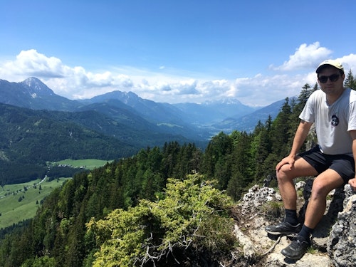 Balkan Campers customers hiking to Mount Triglav, Slovenia